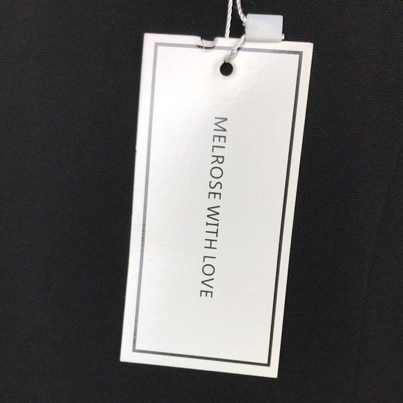 NWT Melrose With Love Women’s Black Hanging Rhinestone Cocktail Evening Dress - Picture 9 of 11